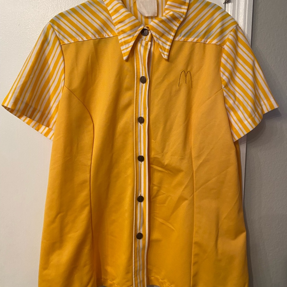 Vintage McDonald’s Uniform Top